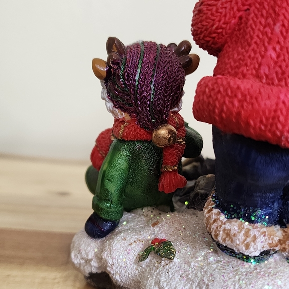 Festive Reindeer Christmas Candle Holder - Picture 8 of 15